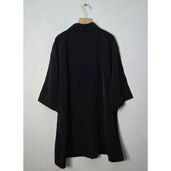 Dragonfly Shirt Men's Button Down Size XXL Black Guitar Flames Hard Rock - Picture 3 of 4